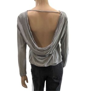 young fabulous broke blouse gray size:S